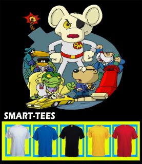 Danger Mouse Retro Funny T Shirt All Sizes and Colours Available