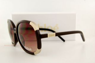 Brand New Chloe Sunglasses CL 2119 CL2119 Color C04 CHOCOLATE 100%