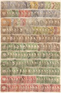 Stocklots are usually equipped with used stamps. They may also contain
