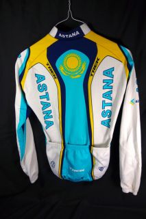 Astana Pro Cycling Team Long Sleeve Cycling Jersey Small