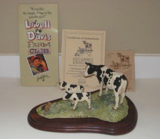 Schmid R F D America Lowell Davis Figurine OH MOTHER WHAT IS IT LE EUC