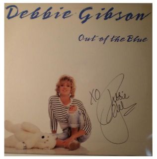 Signed Debbie Gibson Autographed LP with Proof