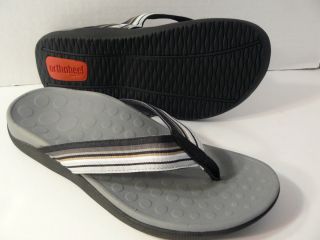 Super Deal Orthaheel Shoes Womens Island Thong Sandal Black US 9 EUR