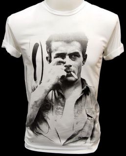 James Dean Vintage Portrait Rebel Movie T Shirt Giant S