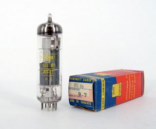 NOS (New Old Stock) MINIWATT DARIO ECL86 vintage electron tube made