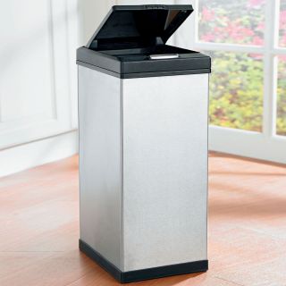  Stainless Steel 40 L Trash Can Modern Contemporary Home Decor