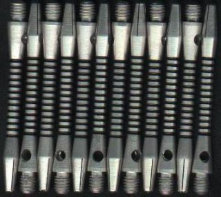 2in 2ba Black Stripe Aluminum Dart Shafts 3 per Set