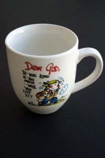 Dear God Annie Royal Norfolk Coffee Mug Cup Large 15 Oz