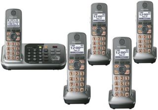 Panasonic KX TG7745S DECT 6 0 Plus Link to Cell Bluetooth Cordless