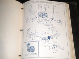 Holley Carburetor Master Service Data Manual 1956 1964
