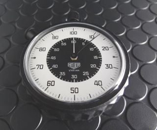 Vintage Heuer 1 100 Minute Decimal Stopwatch Fly Back Return Ref 658