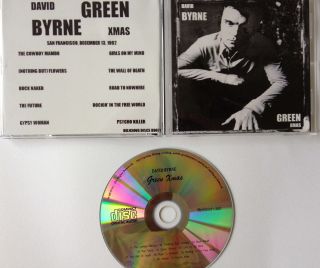 David Byrne GREEN XMAS CD talking heads