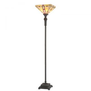Quoizel TF960UVB Decorative Tiffany Floor Lamp Vintage Bronze 1 Light
