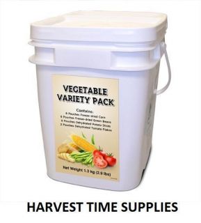 Vegetables Variety Corn Tomato Beans Dehydrated Emergency Food Pouch