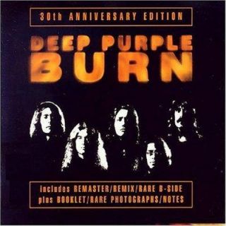 Deep Purple BURN New Sealed DELUXE 30TH ANNIVERSARY REMASTERED +Bonus