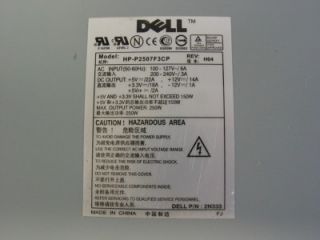 5X Dell Dimension 1100 2400 8200 4300 250W Power Supply