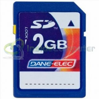 New 2GB Dane Elec Secure Digital SD Flash Memory Card Sells for The