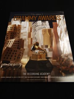 GF David Guetta Signed 54th Annual Grammy Official Poster