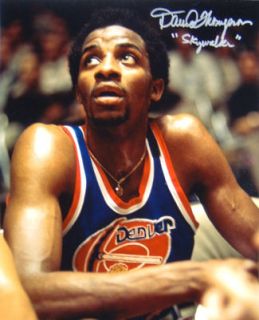 David Thompson Autographed Denver Nuggets ABA 16x20