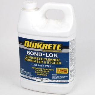 Quikrete 1 Gallon Concrete Cleaner Degreaser and Etcher