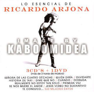 Ricardo Arjona Lo Esencial 3 CD DVD Exitos 3CDs 1DVD