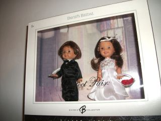 Barbie Tommy and Kelly Dolls Davids Bridal Perfect Pair Silver Label
