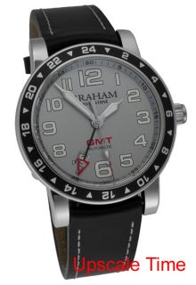 Graham Silverstone GMT Automatic Mens Luxury Watch 2TZAS S01A L99S