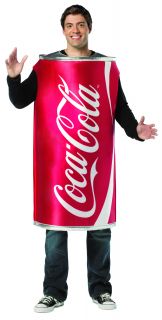 coca cola coke can costume adult