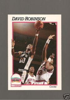  David Robinson NBA Hoops 1991 Card 194