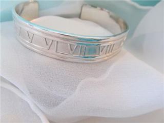 Tiffany Co Atlas Cuff Sterling Silver Bracelet ©1997