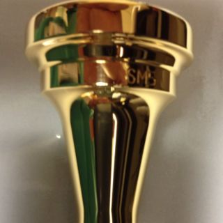 Denis Wick SM5 Gold Plated Euphonium Mouthpiece Large Shank    nice