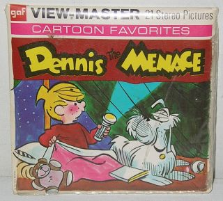SEALED 1967 DENNIS THE MENACE View Master Reel Set Comic Book Cartoon