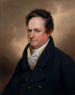  IMPORTANT American Governor Portrait DeWitt Clinton C. 1810 Old Master