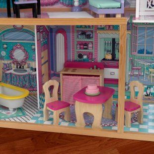  Annabelle Furnished 3 Story Dollhouse w/ Stairs 16 pc. furniture