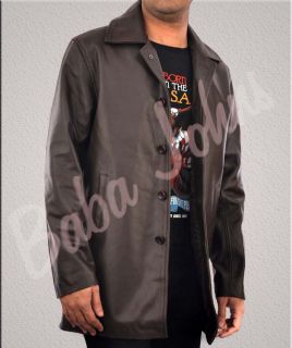 Supernatural Classic Dean Winchester Vintage Mens Leather Jacket Long