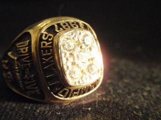  La Lakers Championship "Drive for Five" Ring '87