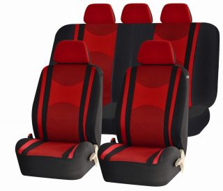  Airbag Compatible Split Bench Semi Custom Seat Covers SC 104RD