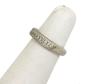 Designer Tacori Platinum Diamonds Ladies Engagement Dress Band Ring