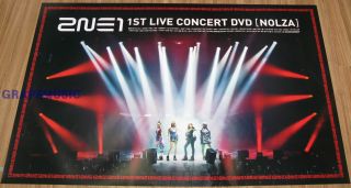 2NE1 1st Live Concert Nolza K Pop 2 Disc DVD Photobook Poster SEALED