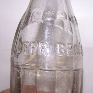 Vintage DERR BROS Soda Bottle BOONVILLE INDIANA BOTTLING WORKS