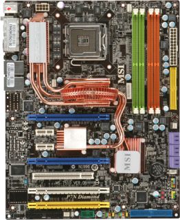 MSI P7N Diamond LGA 775 NVIDIA nForce 780i SLI ATX Intel Motherboard