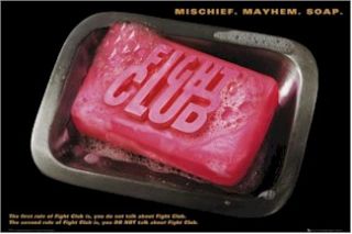 fight club set of 3 movie posters
