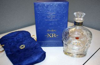 Crown Royal XR LaSalle Distillery Empty Bottle Bag Box