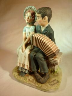 Norman Rockwell Figurine Lovers by Dave Grossman