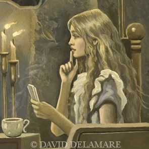  Jabberwock Alice in Wonderland Signed Giclée Print   David Delamare