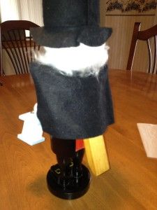 Rocking Pirate Decorative Nutcracker with Woooden Sword and Lantern