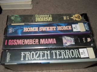  Horror Gore VHS Lot Hard to Find Titles