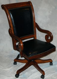 devonshire walnut leather office desk chair bring back the warmth and