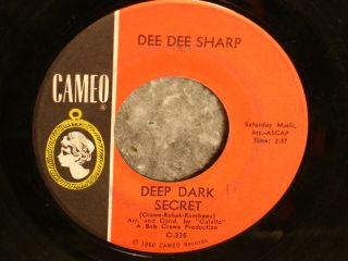 Northern Soul Rarity Dee Dee Sharp Deep Dark Secret
