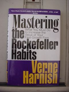 Mastering The Rockefeller Habits Verne Harnish Signed Later Print